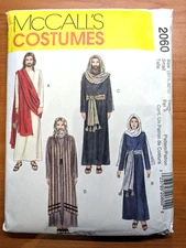 McCall's 2060 Sz Small 31.5-32.5 Disciples Jesus Easter Robe Tunic Costume Uncut