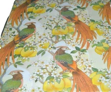 BIRDS ORIENTAL TREASURES Gift Wrap Sheets ORANGE TAILS w/Gift Cards NIP  Vintage