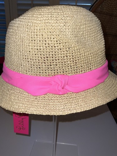 Lilly Pulitzer NWT Poolside Hat Prosecco Pink - Picture 22 of 22