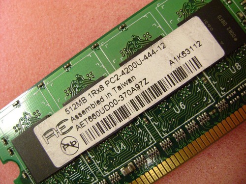 Dell Optiplex GX620 * AET660UD00=370A97Z 512MB DDR2 PC2-4200 Memory - Picture 3 of 5
