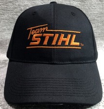 Team Stihl Outfitters Black Adjustable Hat Cap One Size