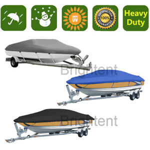 Multicolor Waterproof Boat Cover Trailer Fishing Motorboat Storage UV Protection