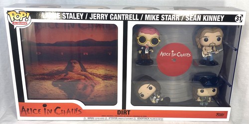 Funko POP Albums ALICE IN CHAINS Dirt Album 4-Figure Set, DAMAGED *SEE PHOTOS*