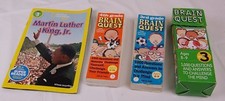 Brain Quest 3rd Grade Ages 8-9 Deck One  Deck Two,Revised One,4th Two,MLK Book