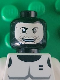 Lego Minifigure Figure Scout Trooper Patterned Head Star Wars 9489 sw0005b