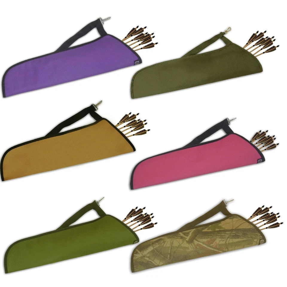 NYLON LONGBOW/ RECURVE BOW SIDE/ WAIST/ HIP/ BELT ARROW QUIVER BAG - Image 2 of 2