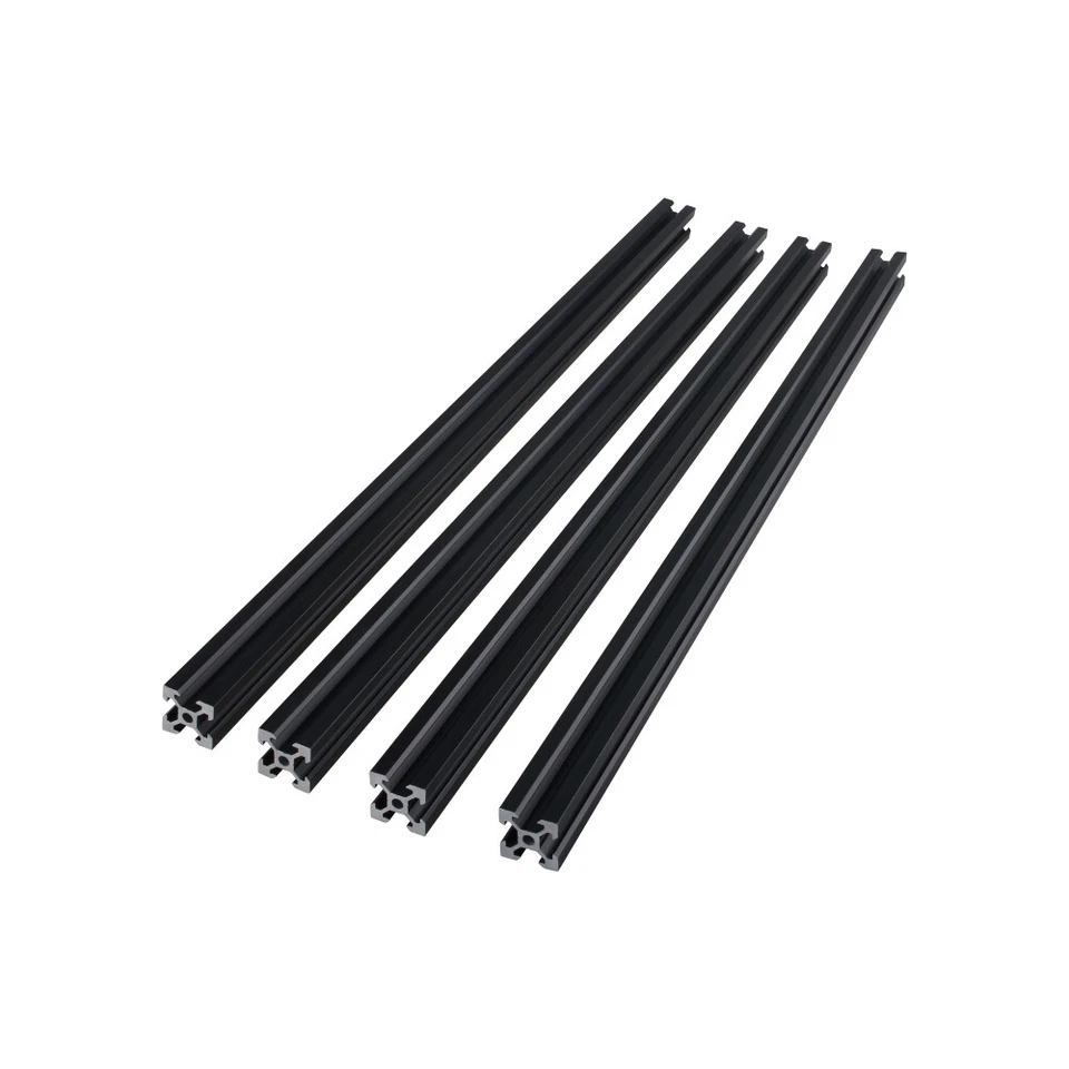4PCS Black 2020 V-Slot Aluminum Extrusion For CNC 3D Printer 300-1000mm - Image 3 of 4