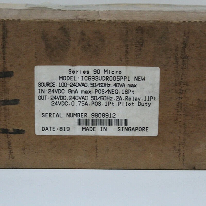 1 pieza usado GE FANUC IC693UDR005PP1 serie 90 micro probado en buen estado #QW Foto 3 de 3
