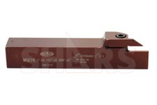 Shars 1 x 1" LH Grooving Cut-off Tool Holder .157" Insert + Certificate P]