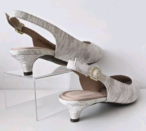 Zapatos ROCKPORT MUJER TM KAILYN Tacones Cordones CJ1029 Crema Talla UK 6 NUEVO - Imagen 4 de 14
