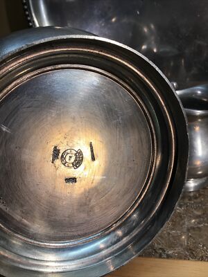 Antique Etain 95% Made in Italy Pewter Coffee/Tea Set Sugar