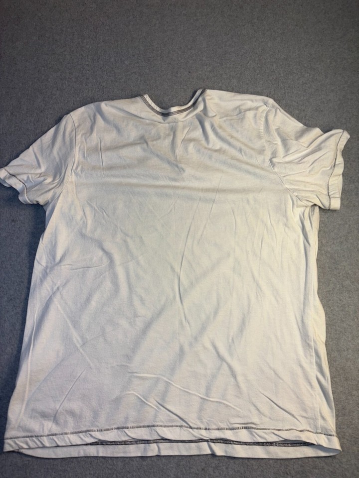 INC International Concepts T Shirt Men XL White Black Floral Short