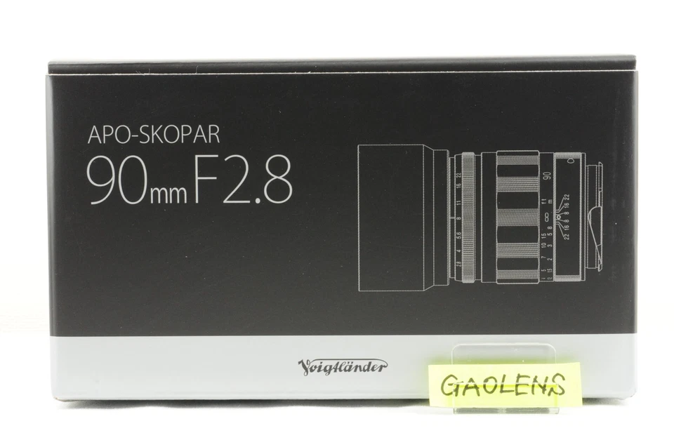 US Duty Paid Voigtlander APO-SKOPAR 90mm F/2.8 VM for Leica M Black Lens New - Image 4 of 4