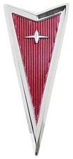 Diecast Front Header Arrowhead Emblem For 1972 Pontiac LeMans Made in the USA