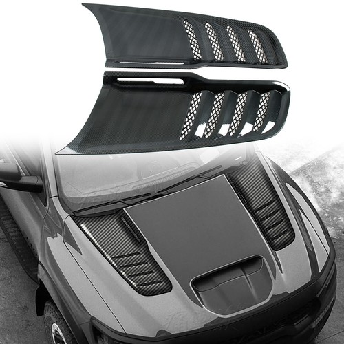 for Ram 1500 TRX 2021-2024 Front Hood Scoop Air Intake Decor Coverative  2pcs