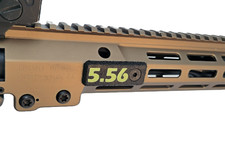 Custom Text M-LOK Rail Cover 1 Slot 2" Caliber High Temperature Rail Covers
