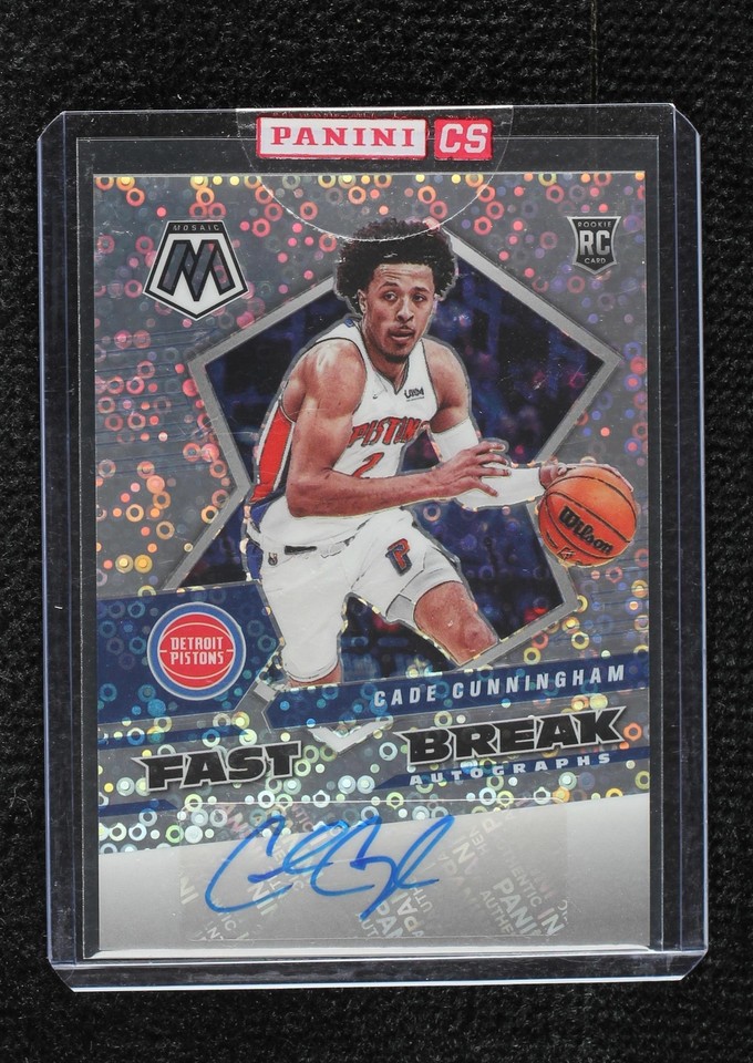 2021-22 Panini Mosaic - Cade Cunningham #FBA-CCU - 1 of 2