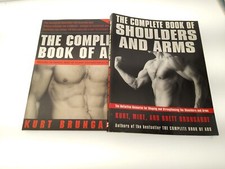 lot of 2 Workout Books Complete Book Abs Shoulders Arms Kurt Brungardt f159