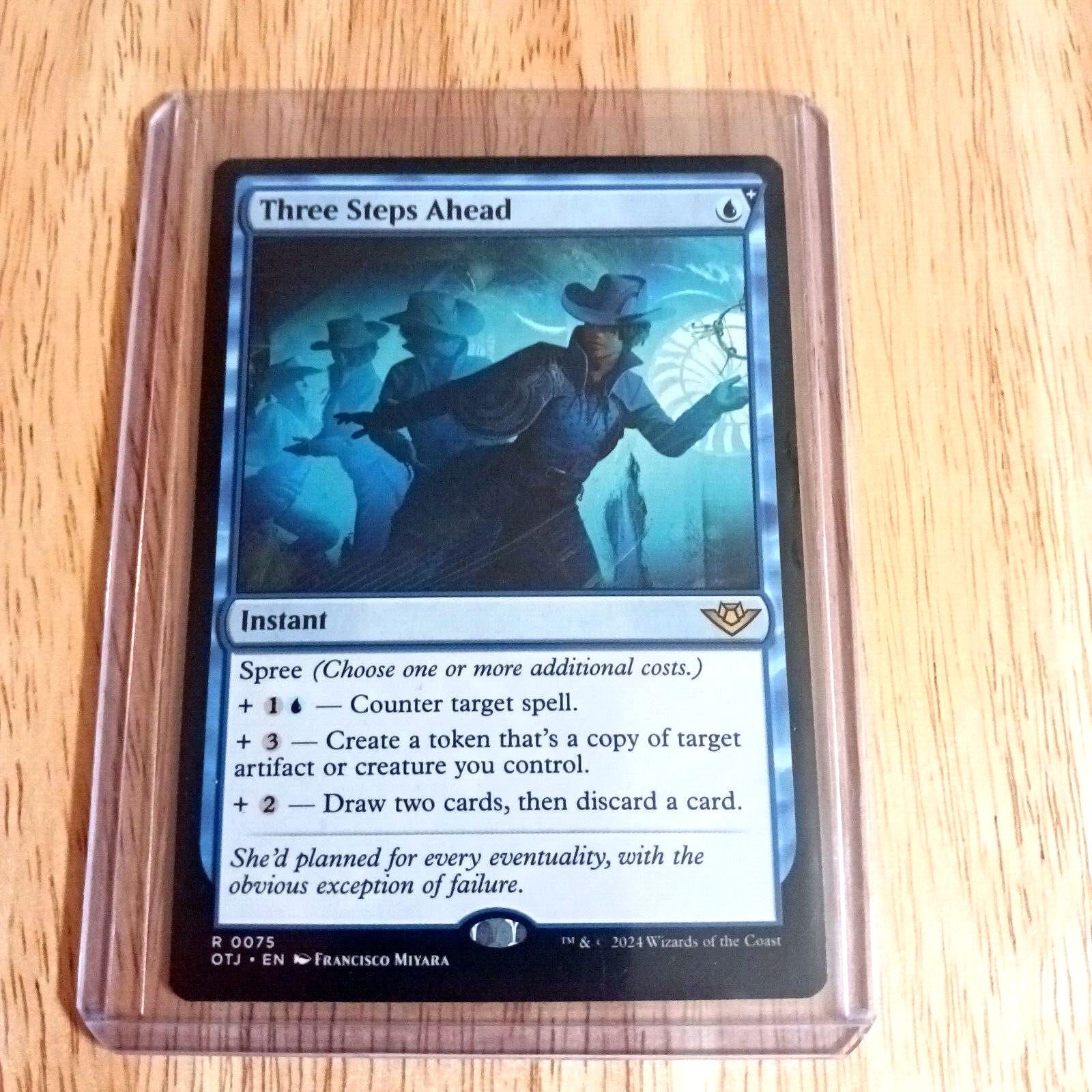 Three Steps Ahead Outlaws of Thunder Junction NM MTG Card