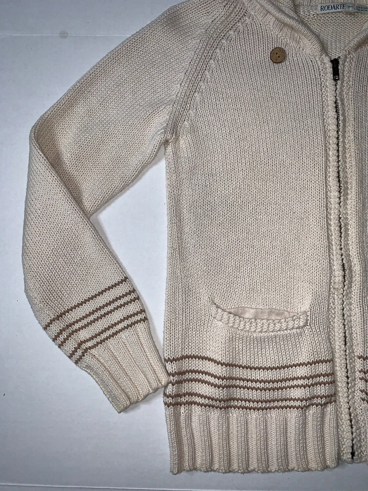 Cárdigan Universitario Cremallera Completa RODARTE x Ceremonia de Apertura Usado para Mujer (Talla M) Foto 4 de 4