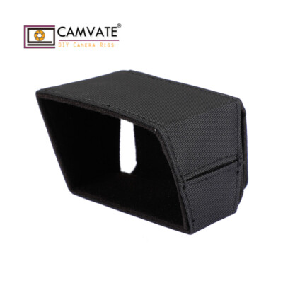 CAMVATE Nylon LCD Sun Hood Shade For DSLR Camera/Camcorder w/ 3'' Fold-out Screen