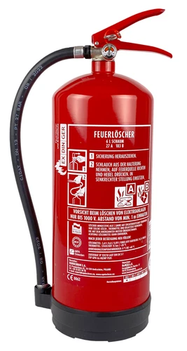 Feuerlöscher - Schaum 6 Liter - AB 9LE mit Halterung für Privat/Gewerbe EXDINGER