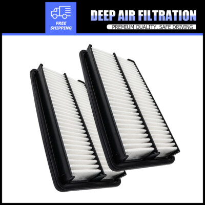 2pcs Engine Air Filter for Honda Pilot Odyssey Ridgeline Passport Acura MDX TLX