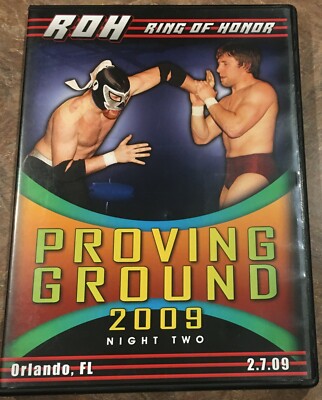 ROH Proving Ground Night Two 2009 DVD Ring Of Honor WWE AEW NXT TNA PWG ECW