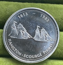 1984 St. Catherines Canada Chamber of Commerce Trade Dollar Hamilton Scourge Pro