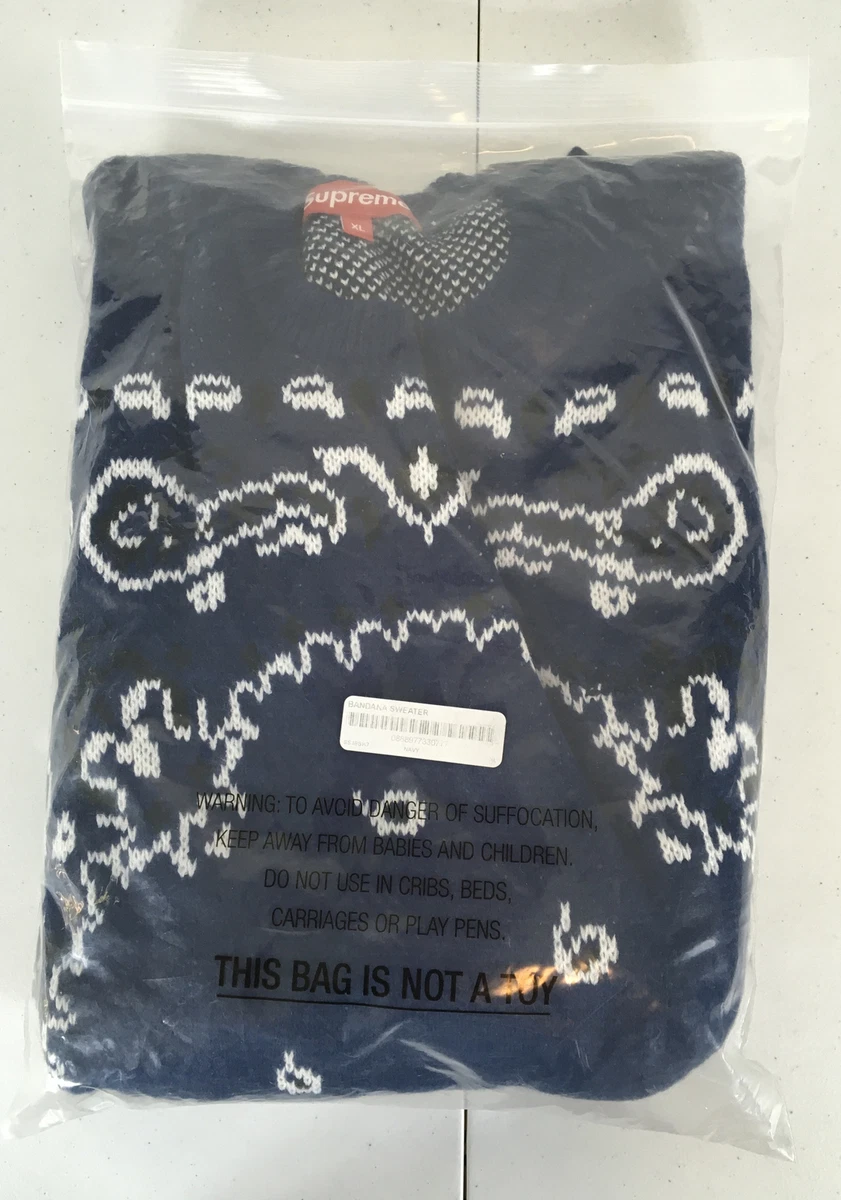 Supreme bandana shop sweater