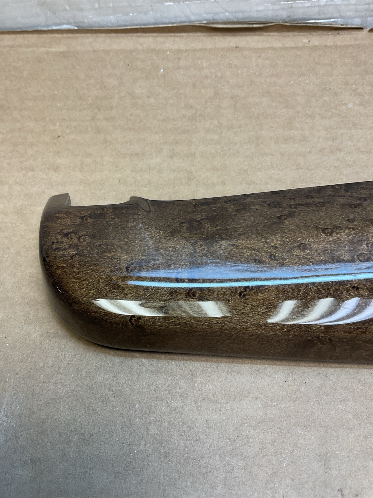 13-16 Maserati Quattroporte Front Left Dashboard Dash Cover Trim Panel Wood OEM