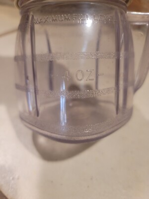 Vintage Osterizer Mini Blend Container Blend & Store 4 oz with Lid