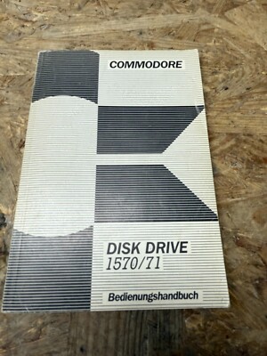 Bedienungshandbuch COMMODORE Disk Drive 1570/71