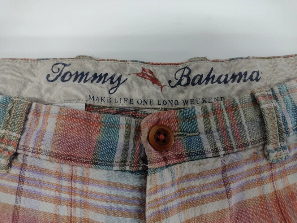 Pantalones cortos a cuadros Tommy Bahama para mujer talla 35 #1264 Foto 3 de 4