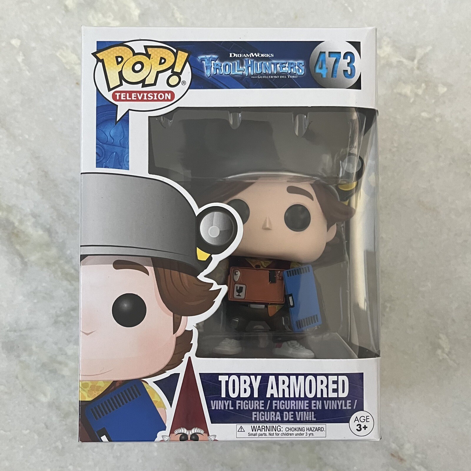 Funko Pop! Television Trollhunters Armored Toby #473 Figure Troll Hunters