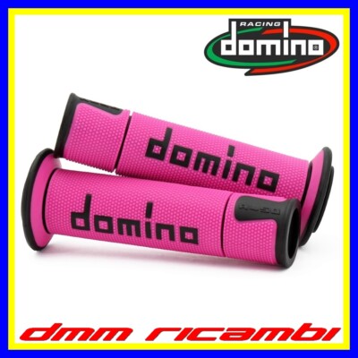 Poignées Domino A010 Moto Scooter Stradales Noir Bleu ON ROAD RACING