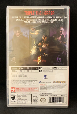 Switch Resident Evil Triple Pack 北米版 Capcom Resident Evil Triple Pack - Physical Horror Zombie Games