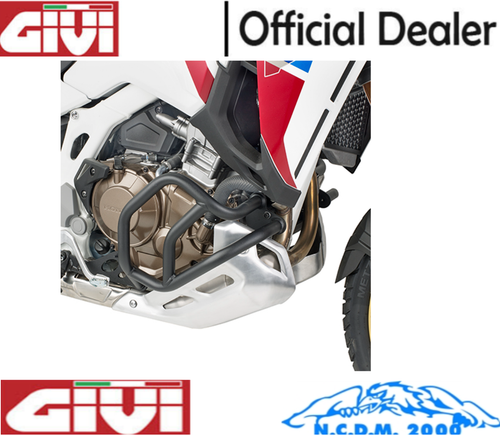 TUBOLARE NERO PARAMATORE GIVI HONDA CRF1100L Africa Twin Adventure Sports 2022 - Foto 9 di 9