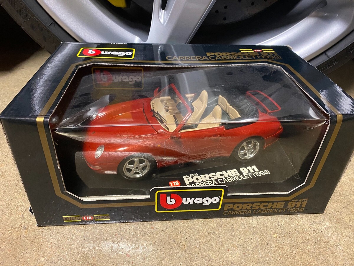 Burago ポルシェ911 カレラカブリオレ 1994 Bburago Burago Porsche 911 Carrera Cabriolet 1994 1/18 Code