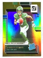 RATED ROOKIE CARD GARRETT WILSON Jets 2022 Donruss GOLD HOLO PRESS PROOF #306