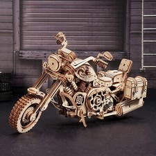 ROKR 3D Holz Motorrad Modell Bausatz Puzzle K...