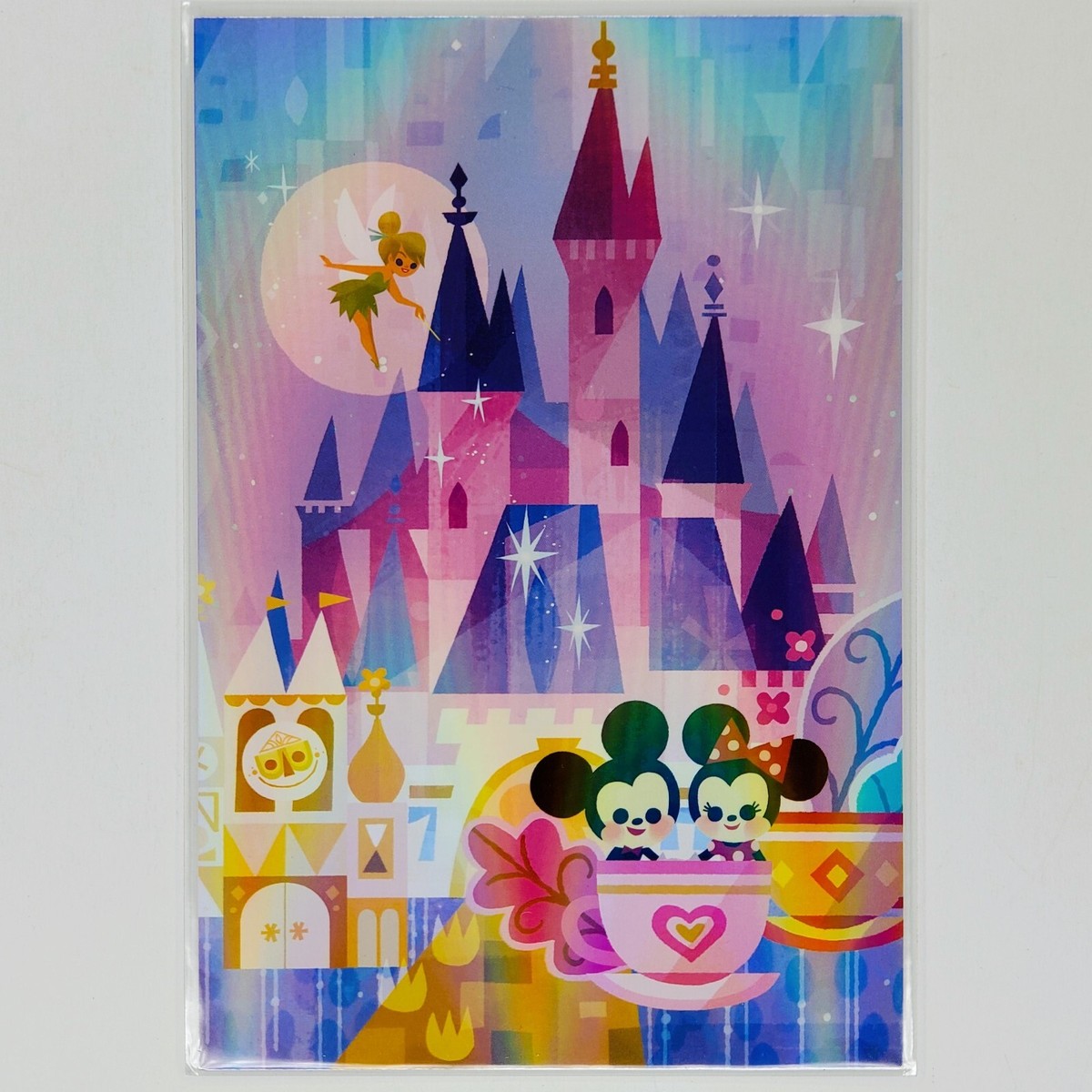 Joey Chou Disney Postcard Mickey Minnie Disneyland Magic Kingdom