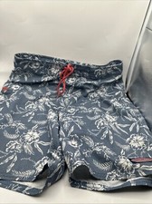 Vineyard Vines Mens Blue Floral Swim Suit Board Shorts Size 30