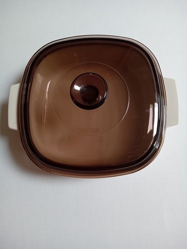 VTG Corning Ware Symphony Casserole Dish A-2-B w/A-9-C Amber Lid - Picture 2 of 5