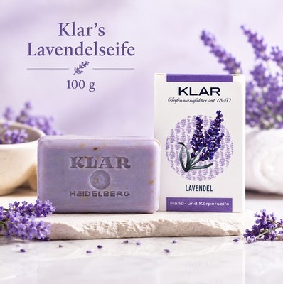 KLAR Seifenmanufaktur - Klar´s Lavendelseife 100g 