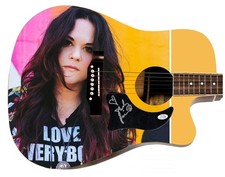Shelly Fairchild Signed 1:1 Signature Edition Graphics Photo Guitar ACOA