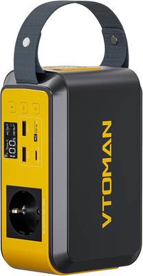 VTOMAN Jump 100 Tragbare Powerstation, 89.6Wh Lifepo4-Batterie,100W Solargenerat
