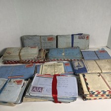 Hand Tied WW2 Soldier Letters Bundle, 1943-1945, One Bundle Read Description