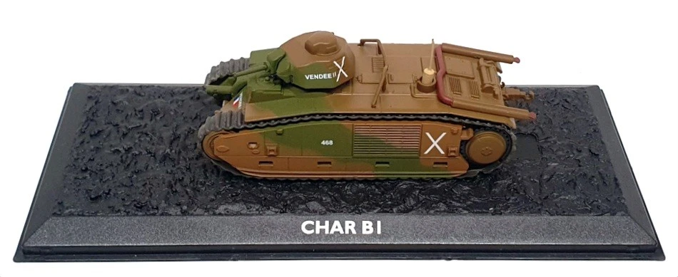 Atlas Editions 1/72 Scale 4660 130 - Renault Char B1 French Heavy Tank WWII - Image 4 of 4