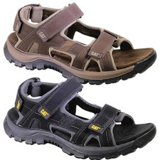 CAT Mens Giles Full Grain Leather Sandals